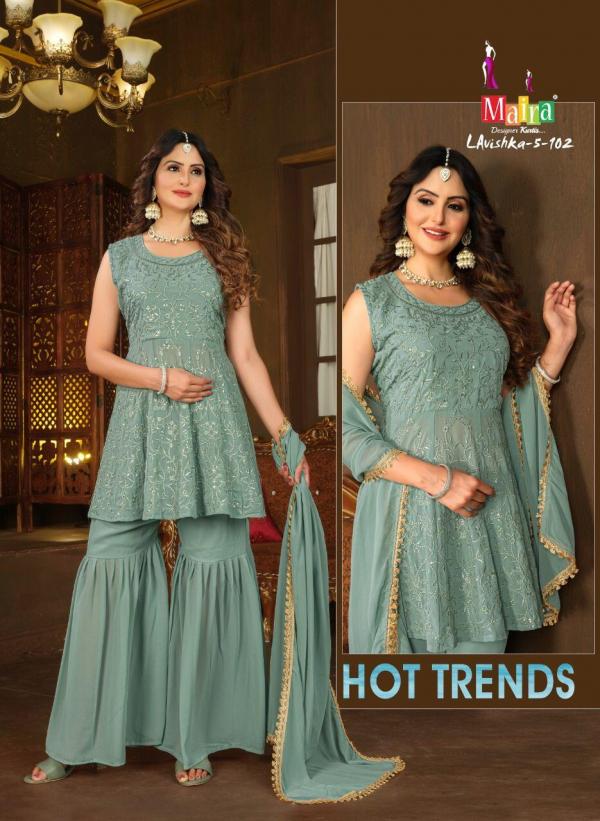 Maira Lavisha Vol 5 Georgette Designer Readymade Suit